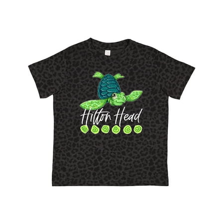 

Inktastic Hilton Head Cute Smiling Sea Turtle Gift Toddler Boy or Toddler Girl T-Shirt