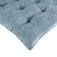 thumbnail image 5 of Intelligent Design Edelia Chenille Long Floor Cushion in Aqua Blue, 5 of 6