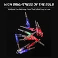 thumbnail image 5 of 3-Pack Red LED Lighted Arrow Nocks - 6.2mm Inner Diameter Fit, Auto-Ignite PE Construction, 4.5cm Length, 1.77in Size, 1.5g Each - High Brightness Visibility for Night Archery Shooting, Durable &, 5 of 5