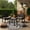 Gray, variant on 3 PCS Wicker Patio Set, Wicker Rattan Chairs and Tempered Glass Table, for Porch, Balcony, Backyard- Includes Beige Cushions