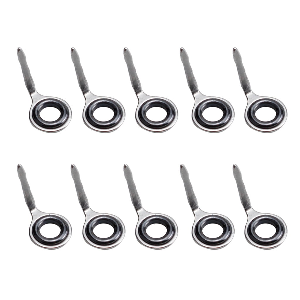 Set Of 10 Stainless Steel Fishing Rod Guides, Kit