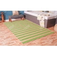 thumbnail image 4 of Chouhan Rugs Natural Jute Green Striped Rug Bohemian Rug Decor Rug Handwoven Rug Custom Rug Decorative Rug, 4 of 8