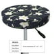 thumbnail image 4 of Balery Lilies Flowers Fundas de asiento para taburete de bar redondo de tela de terciopelo ajustables que protegen de arañazos y manchas para sillas de 14 a 17 pulgadas.-12 inch, 4 of 7