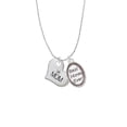 thumbnail image 2 of Delight Jewelry Silvertone Large ''Mom'' Heart with Clear Crystal Best Mom Ever Charm Necklace, 2 of 4