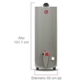 thumbnail image 4 of calentador de agua de depósito 190 l gas natural para 5 servicios, 4 of 8