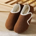 thumbnail image 2 of Lenago Children's Fuzzy Slippers Toddler Infant Home Slippers for Boys Girls Soft Flat Slip On Easy Hook-and-Loop​​ Fleece Lined Winter House Shoes Slip-Resistant Indoor 2-12 Years, 2 of 10