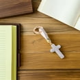 thumbnail image 4 of TABLZONE Rhinestone Cross Keychain Assorted Color Alloy Luxurious Design for Decoration 2Pcs, 4 of 7