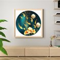 thumbnail image 4 of Cuadros Decorativos Bordado parcial Lotus Fish Cross Stitch Kits 11CT estampado DIY lienzo manualidades Likrtyny embutido en tela, 4 of 9