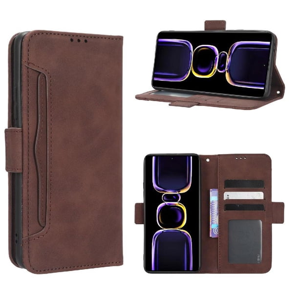 Funda Tipo Billetera GANGXUN para Xiaomi Poco F5 Pro – Tapa Flip con Tarjetero