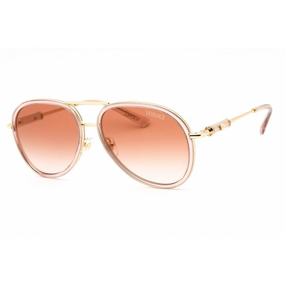 Sunglasses Versace VE 2260 100213 Brown Transparent Pink Gradien