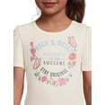 thumbnail image 4 of 365 Kids from Garanimals Girls’ Graphic T-Shirt with Short Sleeves, Sizes 4-10, 4 of 5