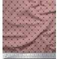 thumbnail image 1 of Soimoi Cotton Duck Fabric Floral & Dotted Check Shirting Decor Fabric Printed Yard 42 Inch Wide, 1 of 1