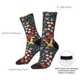 thumbnail image 4 of KLL Berries and Flowers Print Cool Socks Men's Women's Crew Socks Funny Crazy Novelty Stockings, 4 of 6