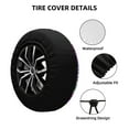 thumbnail image 4 of Easygdp Graffiti Pineapples Wheel Sun Guard, Spare Tire Cover,Universal Trailer Suv Truck Camper Travel,Easy To Install And Remove -16 Inch, 4 of 9