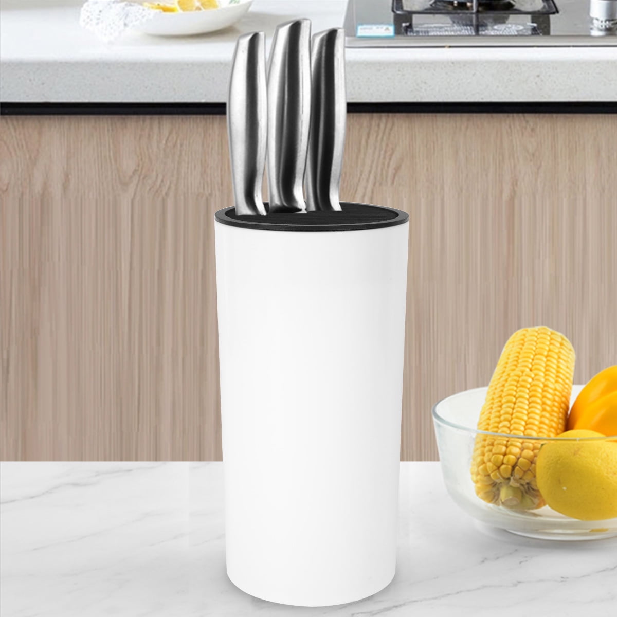 MLfire Universal Knife Holder Round Knife Holder with Drain Hole Design Multifunctional Knife