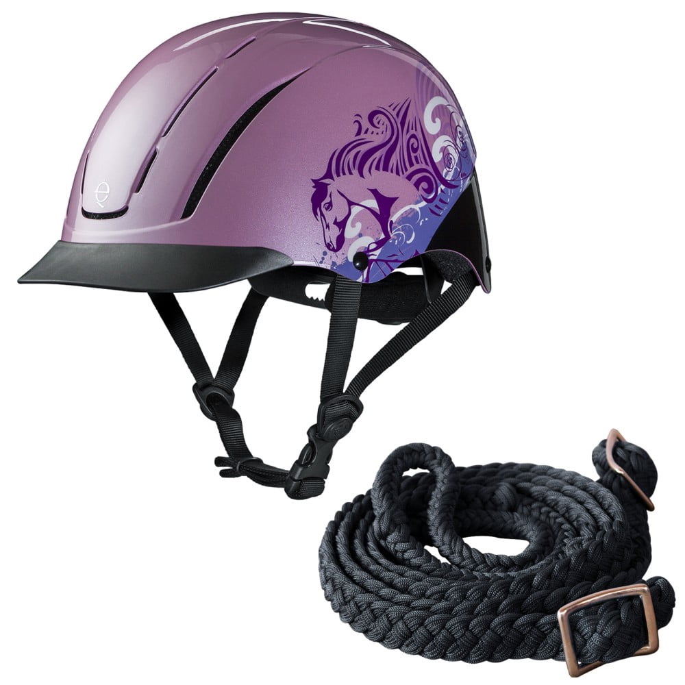 Troxel Spirit Pink Dreamscape #1 Selling Schooling Riding Safety Helmet SEI Certification