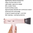 thumbnail image 3 of L'ange Hair Le Styliste Luxury Hair Dryer | Silent Brushless 1875W | 4X Faster Drying & 3 Settings, 3 of 7