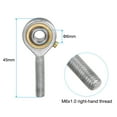 thumbnail image 2 of Unique Bargains 2 Packs SA6T/K 6mm Rod End Bearing M6x1.0 Male Right Hand Thread, Self-Lubricating Rod End Joints with Jam Nut, 2 of 4