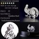 thumbnail image 2 of Kits De Modelos De Metal 3D, Rompecabezas De Metal 3D De Polla Mecánica para Adultos, Colección Steel Warcraft, Rompecabezas De Animales Diy, Rompecabezas 3D Simples, Arte De Decoración del Hogar, 2 of 5