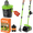 Green, variant on Pupzle Dog Pooper Scooper with Bag Attachment, Heavy Duty for Large Dogs