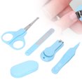 thumbnail image 4 of Kit de uas para bebés, cortaúas para bebés Bastante seguro Acero inoxidable preciso para hogares para bebés recién nacidos LHCER Descripción de la referencia, 4 of 8