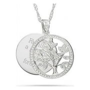 Things Remembered Silver Family Tree Necklace Locket