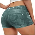 thumbnail image 5 of zbxnLI Women's Biker Shorts Vintage High Waist Yoga Shorts Slim Workout Running Shorts Activewear, 5 of 6