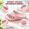 thumbnail image 4 of Five Toe Shoes for Women with Arch Support, Cushioned Toe Separator Slides for Home and Outdoor Walking, 4 of 7