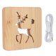 thumbnail image 2 of Luces LED de Noche para Guardería para Niños Recargables por USB Lindos Animales Lámparas de Madera Decoración de Dormitorio para Portátil Brillo Suave Lindo Bebé ANGGREK Otros, 2 of 8