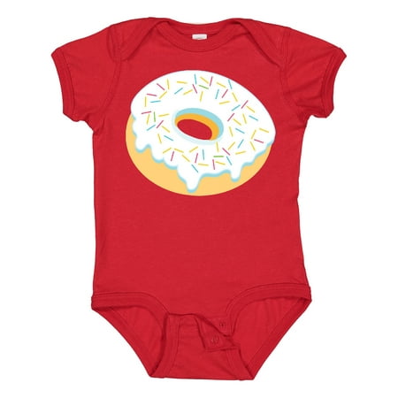 

Inktastic White Donut with Sprinkles Gift Baby Boy or Baby Girl Bodysuit