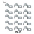 thumbnail image 2 of Ruiboury 25pcs/set Durable Stainless Steel Crimping Clips For Pipelines And Buckle Type Installation Can 3mm, 2 of 6