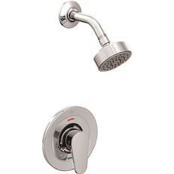 Edgestone Single-Handle Shower Trim Kit With Water-Saving Showerhead, 1.75 Gpm, Chrome