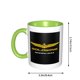 thumbnail image 4 of Taza de café de cerámica Goldwing de 11 oz, tazas clásicas para beber con asa para la oficina y el hogar, 4 of 5