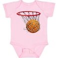 thumbnail image 3 of Inktastic Basketball Swish Boys or Girls Baby Bodysuit, 3 of 5