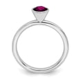 thumbnail image 2 of 925 Sterling Silver Stackable Expressions High 5mm June Swarovski Ring Size: 7; for Adults and Teens; for Women and Men, 2 of 5