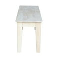thumbnail image 3 of International Concepts Banc Style Shaker Non Fini Prêt à Assembler, 3 of 5