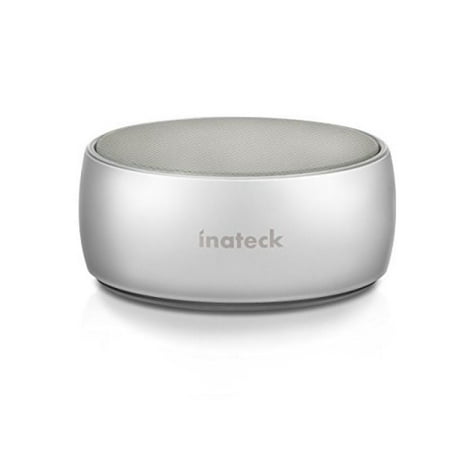 Iphone 6 Cradle Speaker Ultra Portable iPhone Speaker, Inateck Wireless Bluetooth Speaker with Aluminum Body, Enhanced Bass and Superior Sound, for iPhone, iPad, Samsung, Nexus, HTC and More - Silver ()