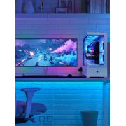 EVOUNIC Gaming PC Computer Desktop Intel i7 Xeon E5 3.20GHz RTX 3050 16GB RAM 512GB SSD+1TB HDD WiFi6 BT5.4 ARGB Fan x9 Windows 11 Gaming Computer Tower for Gamer,Streaming