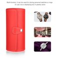 thumbnail image 3 of Peahefy Wristwatch Watch PU Roll Holder Rings Earrings Display Case Jewelry Gift Box Storage, Watch Box,Jewelry Box, 3 of 7