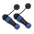thumbnail image 2 of Conector a prueba de agua, 2 piezas SD16 IP68 a prueba de agua S Conector a prueba de agua I Conector a prueba de agua Valor excepcional, 2 of 12