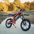 thumbnail image 6 of GOTRAX Fitz16 Electric Dirt Bike for Kids Ages 8+,350W Motor, 16" Off-Road Tires, Dual Suspension, 15.5 MPH, 16-Mile Range, LED Headlight,Orange, 6 of 10