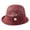 Orange, variant on Knit Cloche Hats Elegant for Women Vintage Pearl Lightweight Breathable Bowler Crochet Hat Floral Fedora Bucket Hats Church Hat Black