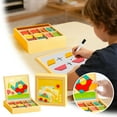 thumbnail image 1 of Noehoiugi 225-Piece Wooden Tangram Puzzle Set With 9 Question Types (540 Challenges), Educational Geometric Shapes Brain Teaser, 1 of 6