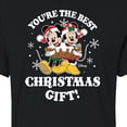 thumbnail image 3 of Disney - You're The Best Christms Gift - Juniors Cropped Cotton Blend T-Shirt, 3 of 5