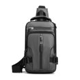 thumbnail image 4 of POINTERTECK Men‘s Multifunctional Backpack Waterproof Crossbody Bag Casual Chest Bag, 4 of 4