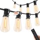 thumbnail image 1 of Luces de exterior tipo guirnalda YOYONACY 61m regulables impermeables LED, 1 of 6