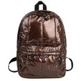 thumbnail image 2 of Fashion Women Solid Color Zipper Backpack Waterproof Shoulder Bag Travel Bag, 2 of 5