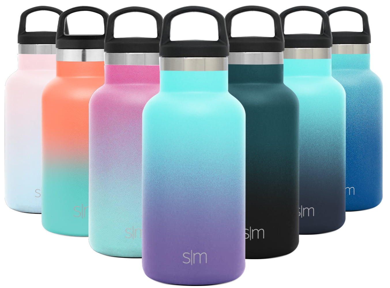 Simple Modern 12oz Ascent Water Bottle Stainless Steel Hydro w/ Handle Lid Double Wall