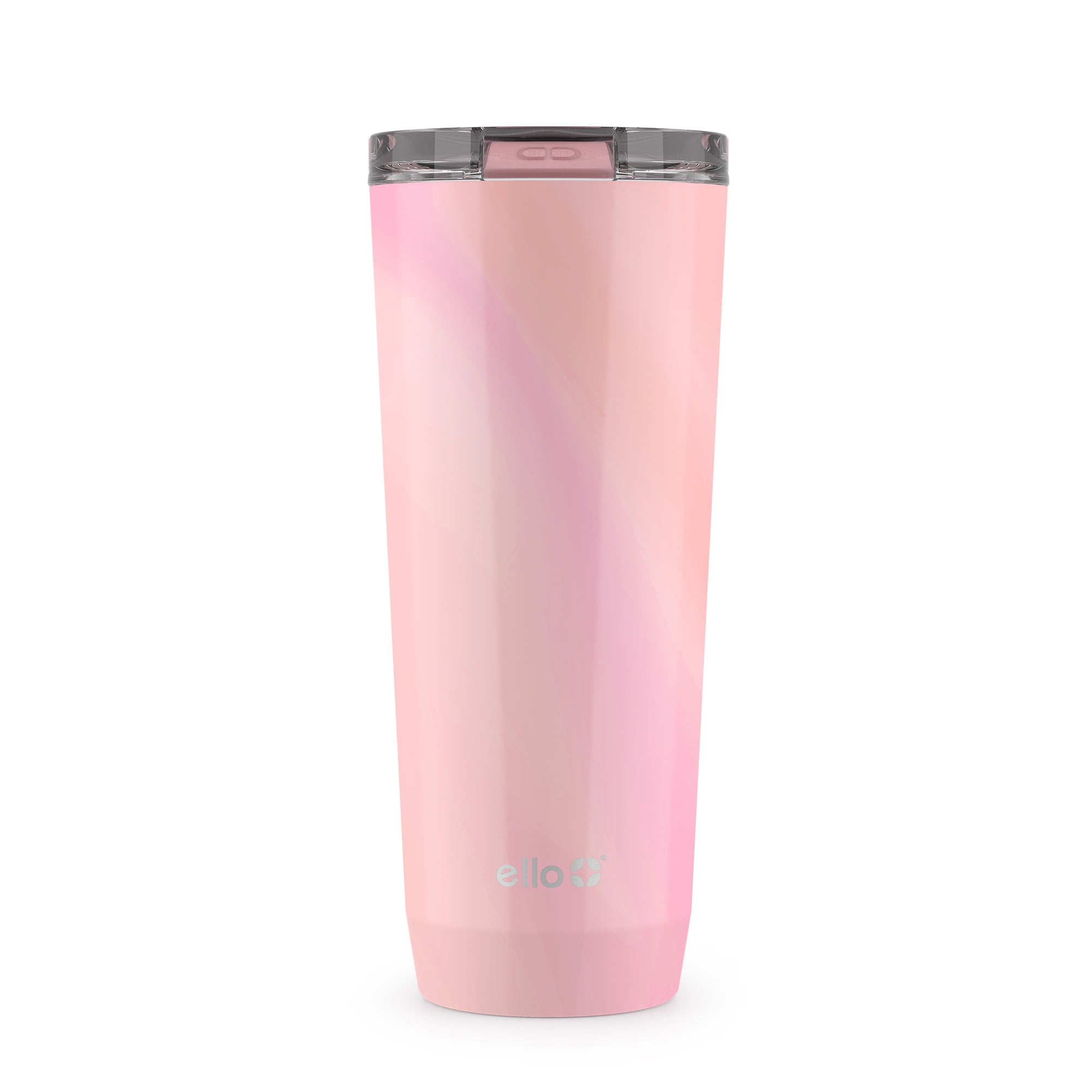 Ello Beacon Vacuum Insulated Stainless Steel Tumbler, Cashmere Pink, 24 oz.  