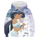 thumbnail image 1 of Niños princesa Jasmine sudaderas con capucha de dibujos animados ropa niña gráfico 3D Sudadera con capucha niños otoño primavera princesa Jasmine Pullover10T Gao Jinjia LED, 1 of 2